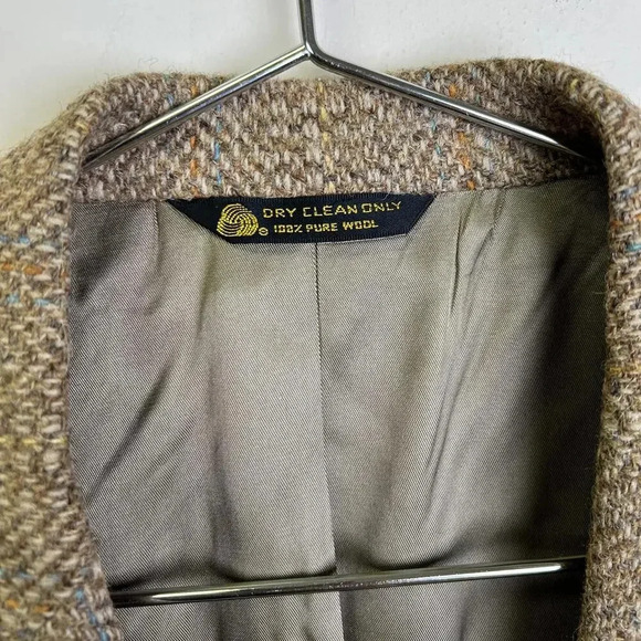 Classic Houndstooth Blazer Harris Tweed - Picture 6 of 7